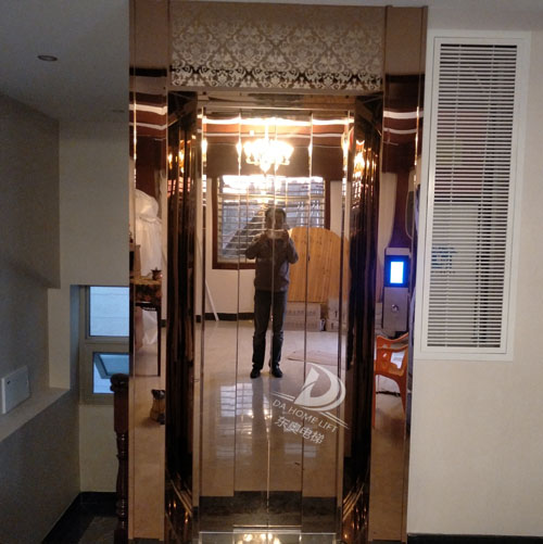 別墅電梯實物案例 別墅電梯實物案例